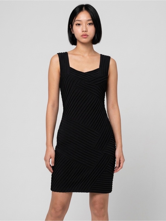 Calvin Klein Dresses & Skirts - Stunning Calvin Klein Size 8 Black Dress Side Zipper Excellent Condition